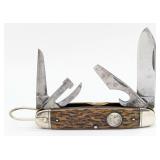 Antique Remington Jigged Bone Scout Knife RS3333