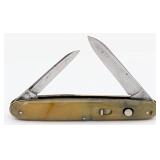 Shapleigh Marbled Celluloid 2-Blade Switchblade Kn