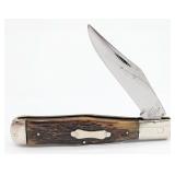 Antique Ka-Bar Jigged Bone Coke Bottle