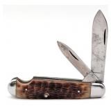 Robeson Cutlery Co. Jig Bone Easy Open Jack Knife