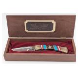 Early Buck David Yellowhorse Custom 110 Lock Back