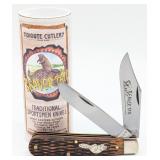 Great Eastern Cutlery Jigged Brazilian Cherry Wood