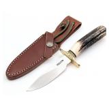 Randall Model 26 Engraved Stag Pathfinder w/ Sheat