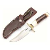 Randall Model 8-4X Engraved Stag Old Style Trout &