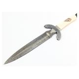 Stephen Mackrill Swirl Damascus Exotic Bone Double