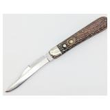 Schrade Cut Co. Jig Bone Push Button Switchblade