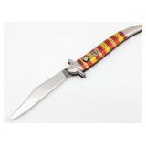 Imperial Candy Stripe Toothpick Bowtie Switchblade