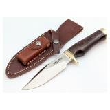 Randall Sargent Model Thuya Burl Fixed Blade Knife