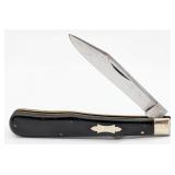 Ulster Knife Co. Ebony Wood Lockback Knife