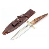 Randall Model 14 Fossilized Walrus Tusk Attack Kni