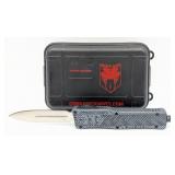 Cobratec Knives Carbon Fiber Pattern OTF Knife w/