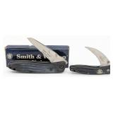 (2) Smith & Wesson Cuttin' Horse Linerlock Folding
