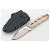 Dozier Knives Stag K-9 Personal Utility Knife w/ K