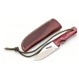 Randall Model 10 3in Red Micarta Utility Knife w/