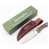 Remington R-6 Stag Delrin Skinner w/ Sheath & Box