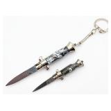 (2) Inox Italy Miniature Black & White Synth Switc