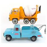 Buddy L Wrecker Tow Truck & Tonka Gas Turbine Ceme