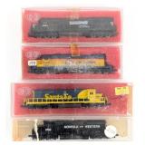 (4) Con-Cor N Scale Train Engines