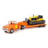 Custom Tonka State Hi-Way Dept. Truck w/ Lowboy Tr