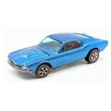 Hot Wheels Redline Blue Custom Mustang w/ Rear Lou