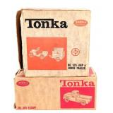 Tonka No. 525 Jeep & Horse Trailer + No. 302 Picku