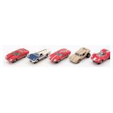 (5) Vintage HO Scale Slot Cars