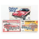 Vintage AMT '77 Matador, AMT Matador X, and Entex