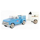 Tonka Stakebed Pickup Truck w/ Horse Trailer