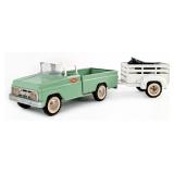 Original Tonka Style Side Pickup Truck & Stake Tra