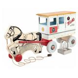 Original Rich Toys Horse Drawn Milk Wagon