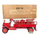 Original Keystone Ride 'Em Fire Truck with Origina