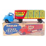 Marx Tri-State Hauling Truck and Stake Trailer w/