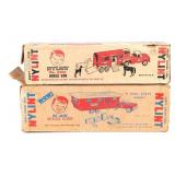 Nylint No. 6300 Horse Van Truck and No. 6600 Mobil