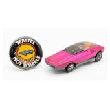Hot Wheels Redline Pink Whip Creamer w/ Button