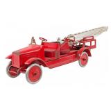 Original Buddy L Aerial Ladder Fire Truck