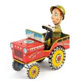 Marx Tin Windup G.I. Joe and His Jouncing Jeep