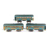 Lionel Standard Gauge 339 / 339 / 341 Passenger Ca