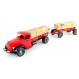 Smith Miller L Mack Lumber Hauler Truck w/ Pup Tra