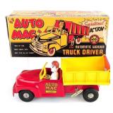 Marx Windup Auto Mac Truck Driver w/ Box