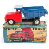 Japan Tin Friction Dump Truck w/ Box