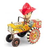 Marx Tin Windup Milton Berle Cowboy Crazy Car