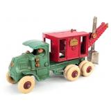 Hubley Cast Iron Mack General Steam Shovel Truck