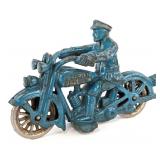 Hubley Cast Iron Harley Davidson Motorcycle