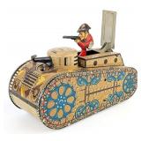 Marx Tin Windup Doughboy U.S. Army Tank