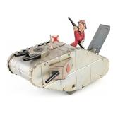 Marx Tin Windup Doughboy Army Tank