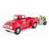 Custom Tonka Stepside Pickup Truck w/ Motorcycle T