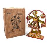 J. Chein No. 172 Tin Windup Ferris Wheel w/ Box
