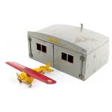 Original Buddy L Catapult Airplane & Hanger