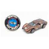 Hot Wheels Redline Brown Ford J-Car w/ Button