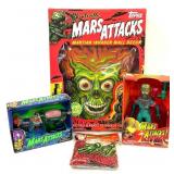 (4) Mars Attacks Martian Decor and Figures